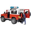 Bruder Land Rover Hasičské auto s figúrkou