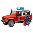 Bruder 2596 Land Rover Hasičské auto s figúrkou