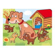 Drevené obrázkové kocky - Kubus 12 - Domáce zviera, 3, pre deti