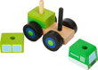 Skladací traktor 4, drevené hračky pre deti