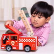 Drevené hasičské auto, 2 hračka pre deti
