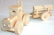 Ceeda Cavity Drevený veľký traktor s nákladom, 1, hračky pre deti