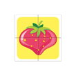 Drevené obrázkové kocky - Ovocie 4 ks, 6, pre deti