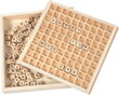 Drevená hra Scrabble 2, drevené hračky pre deti