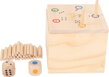 Drevená hra s kockou 1, drevené hračky pre deti