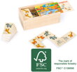 Drevené domino Safari 1, drevené hračky pre deti