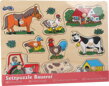 Vkladacie puzzle Farma 1, drevené hračky pre deti