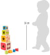 Didaktické vkladacie kocky ABC 5, drevené hračky pre deti