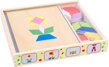 Drevená mozaika v krabičke 2, drevené hračky pre deti