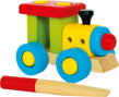 Stavebnica - Konštrukčný vlak 1, drevené hračky pre deti