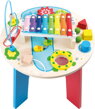 Drevený motorický muzikálny stôl 2v1 1, drevené hračky pre deti