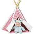 Vilac Mini teepee kárované, 1, hračky pre deti