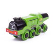 Bigjigs Rail Elektrická lokomotíva Flying Scotsman, zelená, 2, hračky pre deti