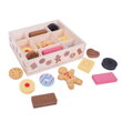 Bigjigs Toys Box s drevenými sušienkami, 2, hračky pre deti