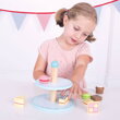 Bigjigs Toys Stojan s koláčikmi, 2, hračky pre deti