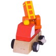 Bigjigs Toys Farebné autíčko na naťahovanie 1 ks, 3, hračky pre deti