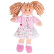 Bigjigs Toys Látková bábika Poppy - 28 cm