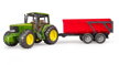 Bruder 2057 Traktor John Deere s vlekom, 3 hračky pre deti