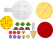 Small Foot Látková pizza so servírovacím tanierom, 7867 hračky pre deti