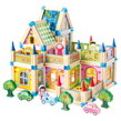 Bino Drevená stavebnica Veľký zámok 268 ks, 7 hračky pre deti