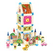 Bino Drevená stavebnica Veľký zámok 268 ks, 14 hračky pre deti