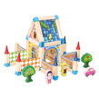 Bino Drevená stavebnica Zámok 128 ks, 5 hračky pre deti