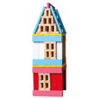 Bino Drevená stavebnica Mesto 150 ks, 10 hračky pre deti