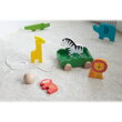 Petitcollage Bowling so zvieratkami vo vozíku, 2, hračky pre deti