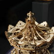 RoboTime Drevené 3D mechanické puzzle Romantický kolotoč, 2 hračky pre deti