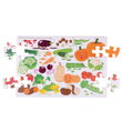 Bigjigs Toys Podlahové puzzle Zelenina, 1, hračky pre deti