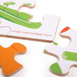 Bigjigs Toys Podlahové puzzle Zelenina, 2, hračky pre deti