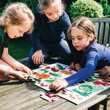 Bigjigs Toys Podlahové puzzle Zelenina, 4, hračky pre deti