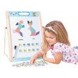 Bino Magnetická tabuľa obojstranná nízka, 7, hračky pre deti