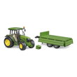 Bruder 2108 Traktor John Deere s prívesom, 1, hračky pre deti