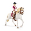 Schleich 42540 Blondína Sofia s pohyblivými kĺbmi na koni