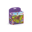 Schleich 42539 Ryšavka Hannah s pohyblivými kĺbmi na koni, 3, hračky pre deti