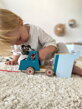Small Foot Ťahacie auto Sklápač, 10, hračky pre deti