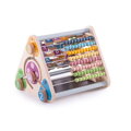 Hračka Bigjigs Toys Aktívny trojuholník Počítadlo a abeceda, 1
