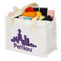 Le Toy Van Petilou Farebné kocky v bavlnenej taške 60 ks, 5 hračky pre deti