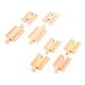 Hračka Bigjigs Rail Drevené koľaje Spojky - 5,5 cm - 8 ks, 462