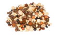 Hračka Detoa Drevené korálky - Mix perál hnedoprírodných 100g, 1