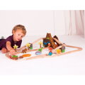 Hračka Bigjigs Rail Drevená vláčikodráha Dinosaurus, 11511