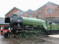 Hračka Bigjigs Rail Elektrická lokomotíva Flying Scotsman, zelená, 9880