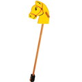 Bigjigs Toys Koník na tyči, žltý