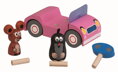 Detoa Krtko na výlete - ružové auto, 1, hračka pre dieťa