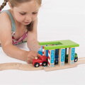 Hračka Bigjigs Rail Drevené vláčiky - Umývačka, 5239