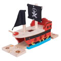 Bigjigs Rail Drevené vláčiky - Pirátska galéra