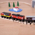 Hračka Bigjigs Rail Drevené vláčiky - Nákladný vlak CN, 3950