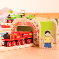 Drevené vláčiky - Dvojitý železničný tunel, 2 vláčik pre deti