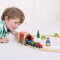 Hračka Bigjigs Rail Drevené vláčiky - Tehlový železničný tunel, 11318